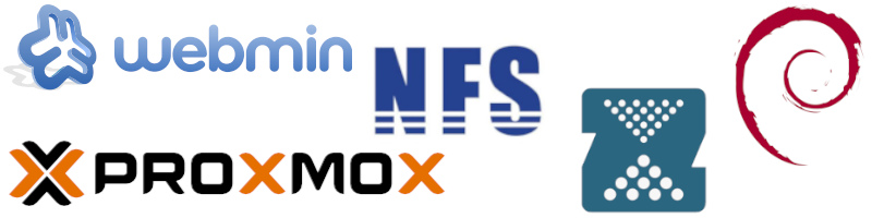 Nas ZFS sur Proxmox via Webmin